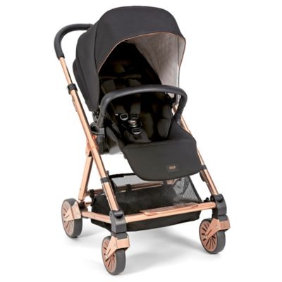 rose gold car seat and stroller