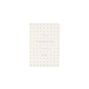 Eccolo Gold Polka Dots 2021 Faux Leather Agenda in Ivory