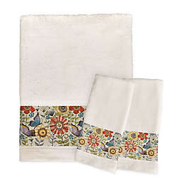 Laural Home® Boho Butterfly Garden Bath Towel Collection