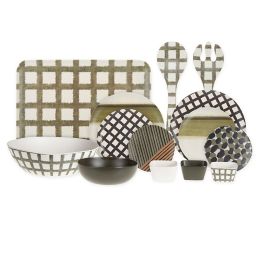 Melamine and Bamboo Dinnerware Collection