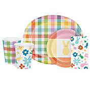 H for Happy&trade; Bunnies and Plaid Disposable Tableware Collection