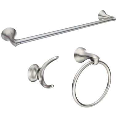 Moen&reg; Darcy Bathroom Fixtures in Brushed Nickel. View a larger version of this product image.