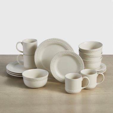 Bee &amp; Willow&trade; Asheville Dinnerware Collection in Cream. View a larger version of this product image.
