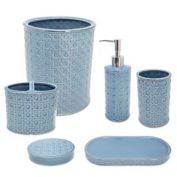 Everhome&trade; Cane Ceramic Bath Accessory Collection