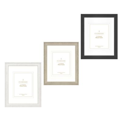Everhome&trade; Single Opening Wood and Glass Photo Frame Collection