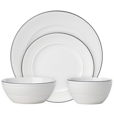 kate spade new york York Avenue™ Dinnerware Collection in White | Bed Bath  & Beyond