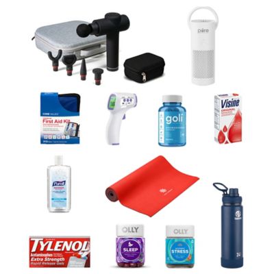 Health and Wellness Essentials Dorm Room Collection