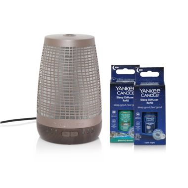 Yankee Candle&reg; Sleep Diffuser and Sleep Diffuser Oil Collection. View a larger version of this product image.