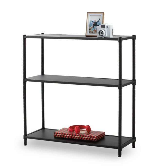 Studio 3b Metro 3 Tier Bookcase In Black Bed Bath Beyond