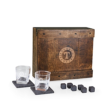 MLB Oak Whiskey Box Gift Set Collection. View a larger version of this product image.