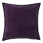 Alternate image 0 for Surya Velizh 22-Inch Square Throw Pillow in Eggplant