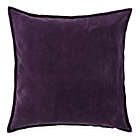 Alternate image 0 for Surya Velizh 20-Inch Square Throw Pillow in Eggplant