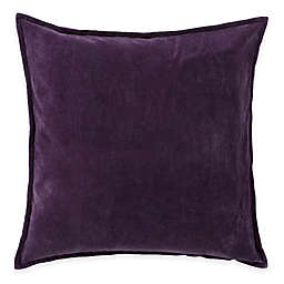 Surya Velizh 20-Inch Square Throw Pillow in Eggplant