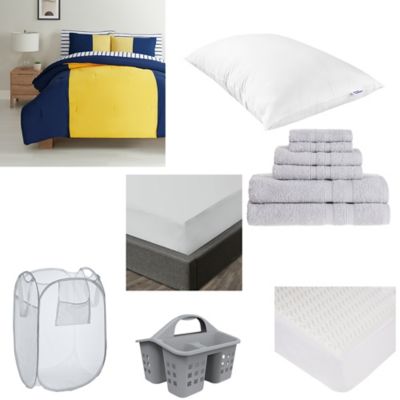 Twin XL Bedding &amp; Bath Value Dorm Room Collection