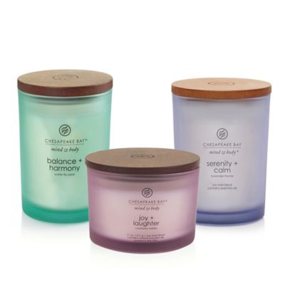 Chesapeake Bay Candle&reg; Mind &amp; Body&reg; Jar Candle Collection
