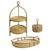 Everhome&trade; Siena Rattan Outdoor Serveware Collection
