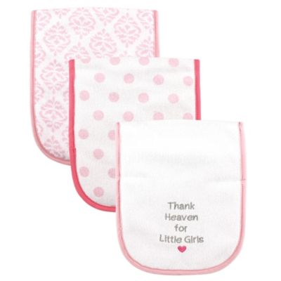 Pack Thank Heaven Burp Cloths in Pink 