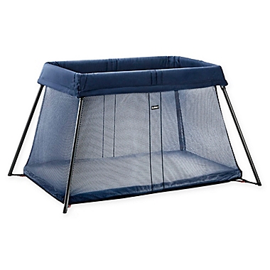 BABYBJORN&reg; Travel Crib Light in Great Blue. View a larger version of this product image.