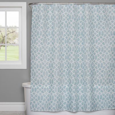 lattice shower curtain