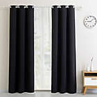 Alternate image 0 for Dusk to Dawn Blackout 63-Inch Grommet Window Curtain Panel in Black