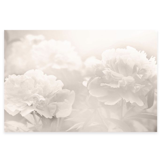 Marmont Hill Peony 45 Inch X 30 Inch Canvas Wall Art Bed Bath Beyond