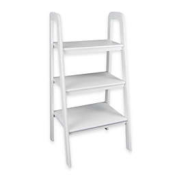 Wayborn Ladder-Style Shelf Bookcase in White