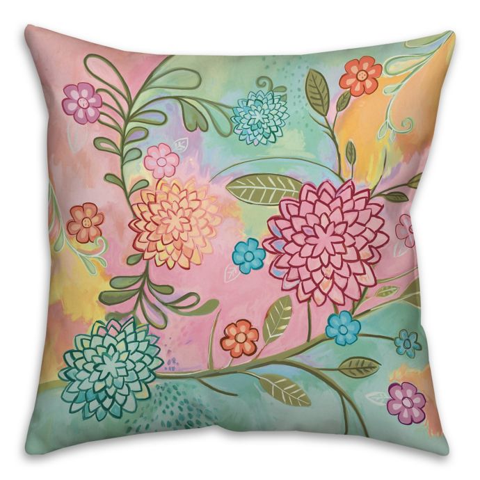 Pastel Patchwork Throw Pillow | Bed Bath & Beyond