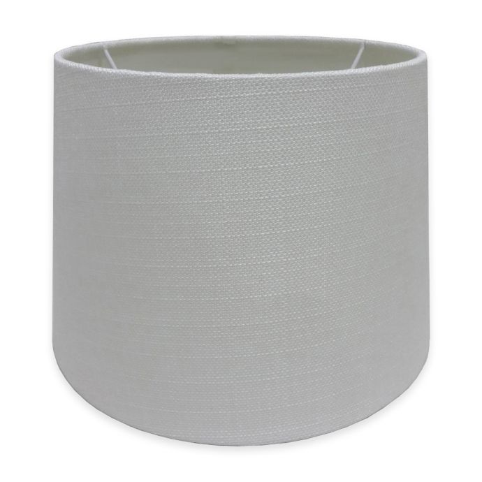Adesso® Paris 10-Inch Textured Fabric Drum Lamp Shade in ...