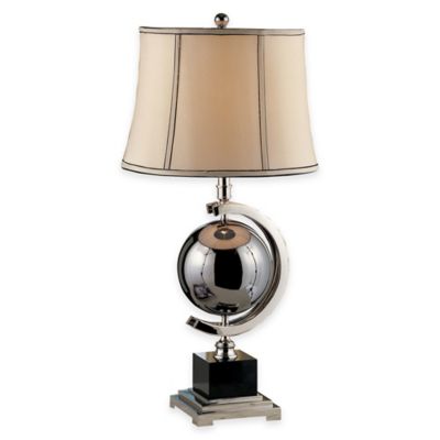 iron sphere table lamp