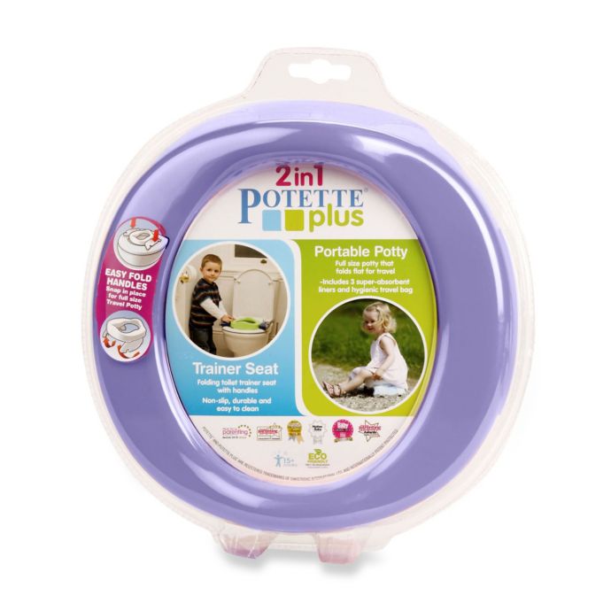 Potette® Plus 2-in-1 Travel Potty and Trainer Seat | Bed Bath & Beyond