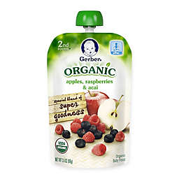 Gerber® 2nd Foods® Organic 3.5 oz. Apples, Raspberries and Acai