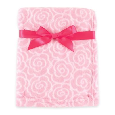 BabyVision&reg; Luvable Friends&reg; Rose Coral Fleece Blanket in Pink