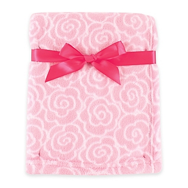 BabyVision&reg; Luvable Friends&reg; Rose Coral Fleece Blanket in Pink. View a larger version of this product image.