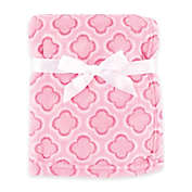 BabyVision&reg; Luvable Friends&reg; Clover Coral Fleece Blanket in Pink