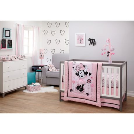 Disney Minnie Mouse Hello Gorgeous Crib Bedding Collection Bed Bath Beyond