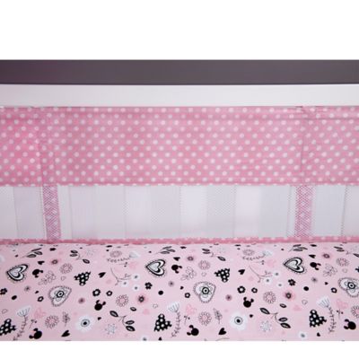 minnie mouse crib liner