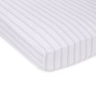 Alternate image 0 for MiracleWare Pink and Grey Stripes Muslin Crib Sheet