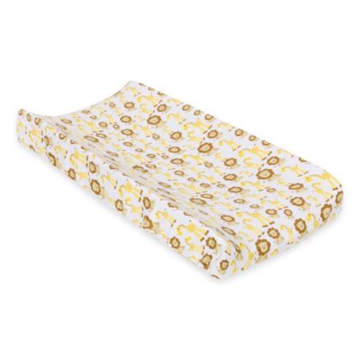 yellow changing pad cover