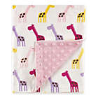 Alternate image 0 for BabyVision&reg; Hudson Baby&reg; Giraffe Mink Blanket in Pink