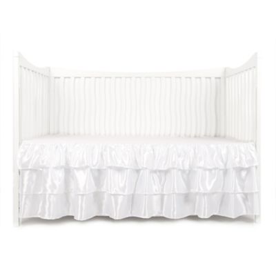 satin crib skirt