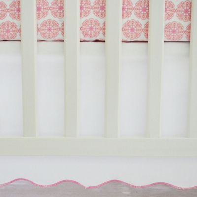 scalloped crib skirt