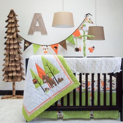 forest green crib bedding