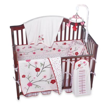 cherry blossom crib set