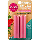 Alternate image 2 for eos 0.28 oz. Organic Lip Balm in Strawberry Sorbet (Set of 2)
