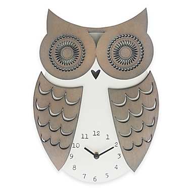 Sterling & Noble Clock Owl. View a larger version of this product image.