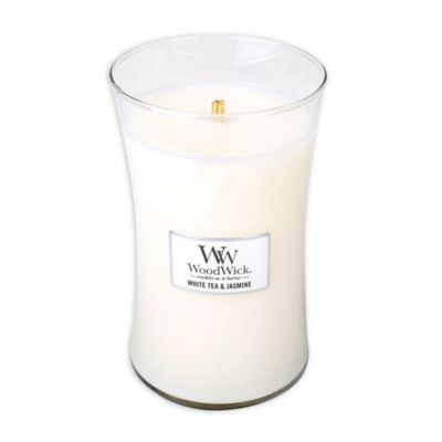WoodWick&reg; White Tea & Jasmine 22 oz. Jar Candle