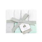 Alternate image 0 for Just Born&reg; Sparkle 4-Pack Washcloths in Mint