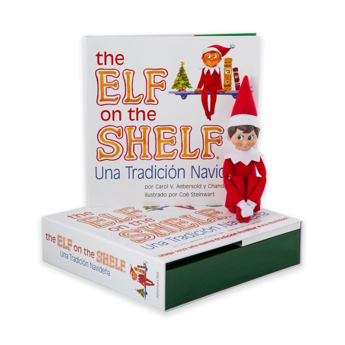 The Elf on the Shelf®: Christmas Tradition Spanish Language Book & Boy ...