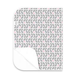 kushies® Deluxe Flannel Changing Pad in Petal Grey