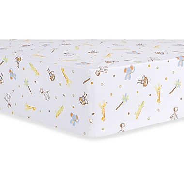 Trend Lab&reg; Jungle Fun Animal Fitted Crib Sheet. View a larger version of this product image.